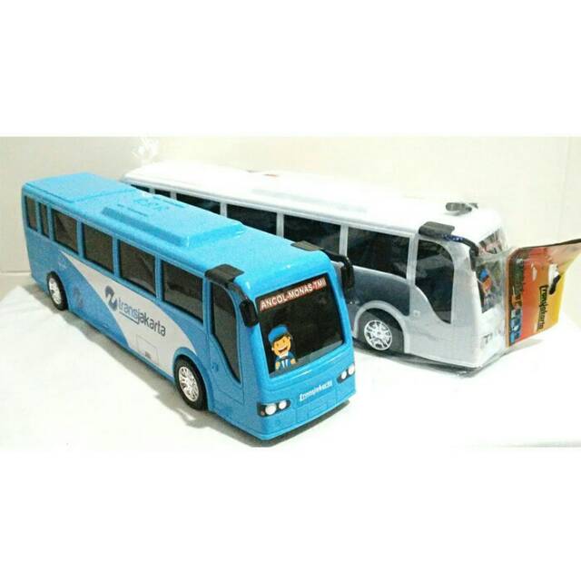 Jual Mainan Bus Way Trans Jakarta Tanpa Batrei | Shopee Indonesia