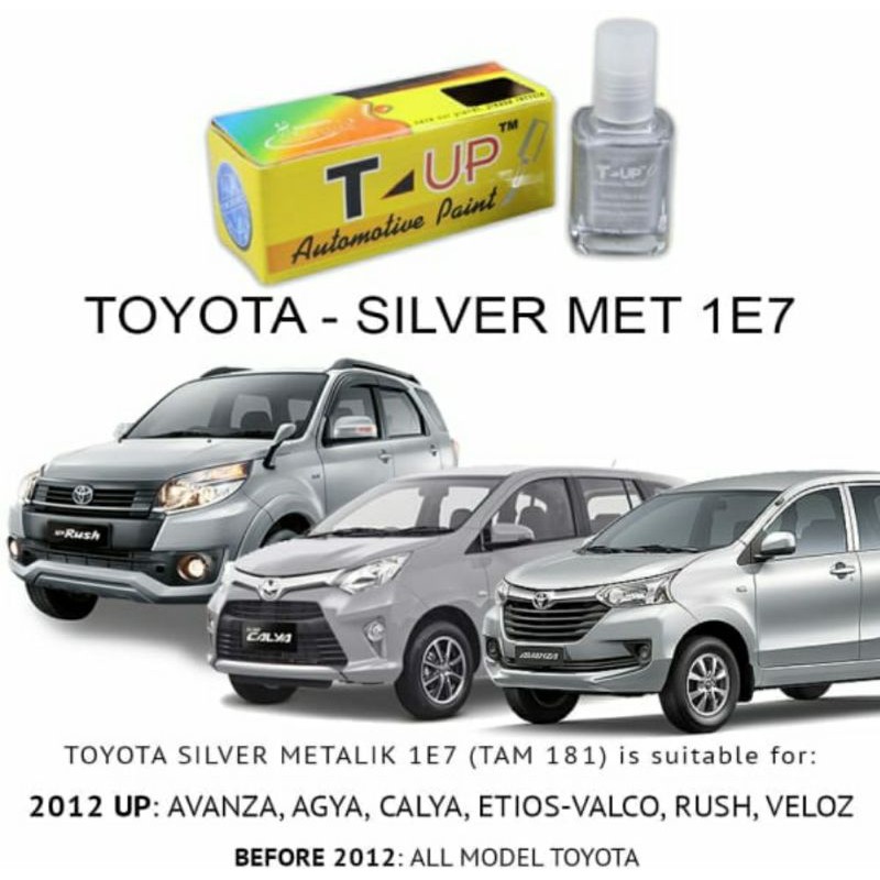 Paint For Toyota Aygo Ultra Silver Code 1F7 Touch Up Paint Scratch