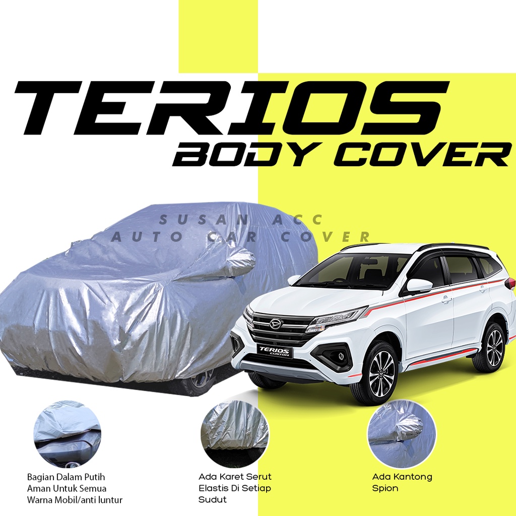 Jual Body Cover Mobil Terios Sarung Mobil Terios Lama Rush Cover