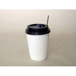 Jual Paper Cup 12 oz W-Barrier Putih + Tutup Hitam + Stirrer | Shopee ...