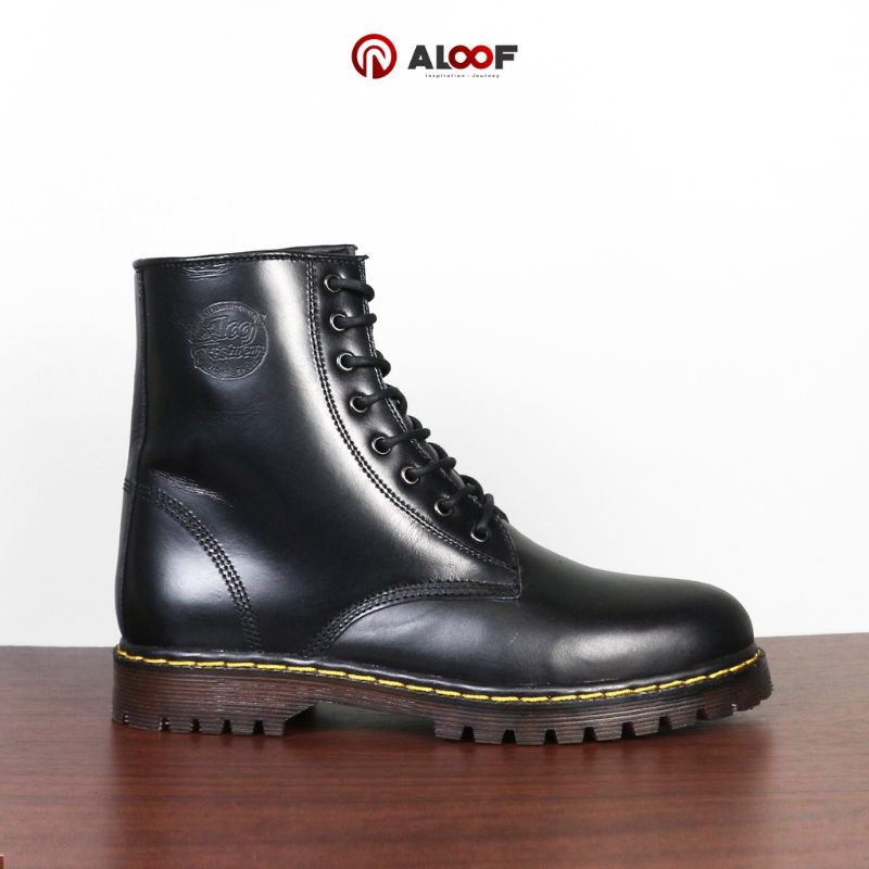 Jual Sepatu Boots Unisex Kulit Asli 8 Hole Model Docmart Original Aloof ...