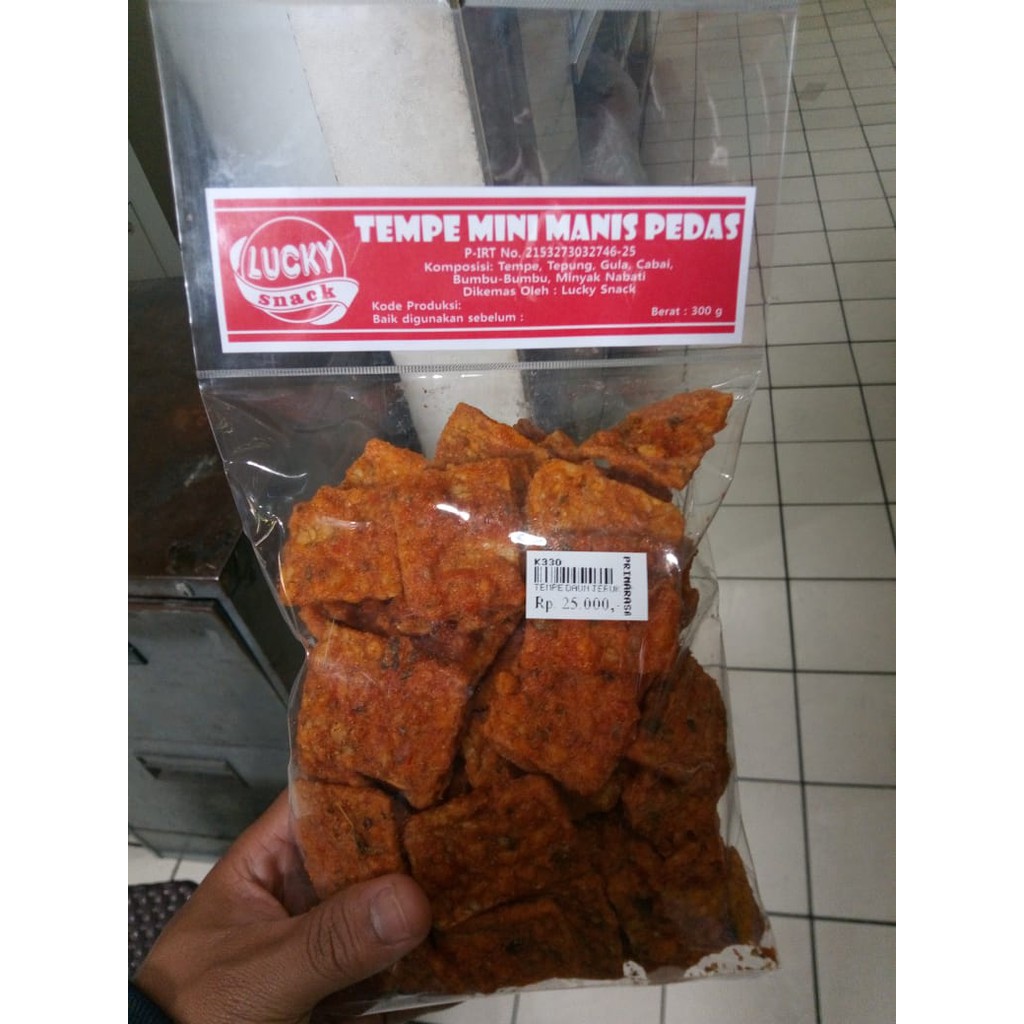 Jual KERIPIK KRIPIK TEMPE MINI MANIS PEDAS LUCKY SNACK BANDUNG CNY ...