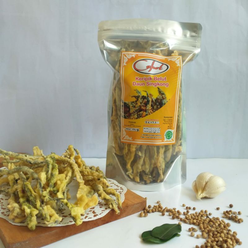 Jual Keripik Belut Daun Singkong 100gr Shopee Indonesia