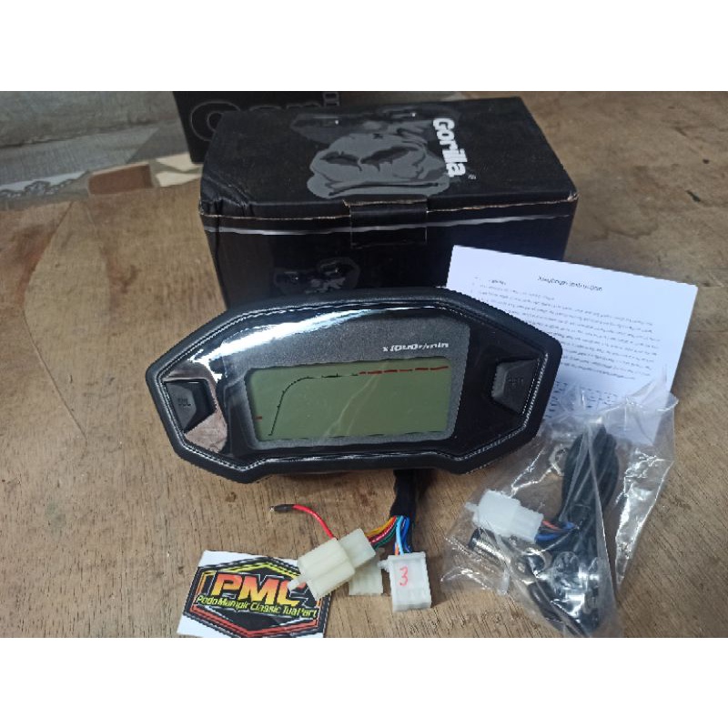 Jual spedo koso rx3n spedometer digital led monkey spedo digital