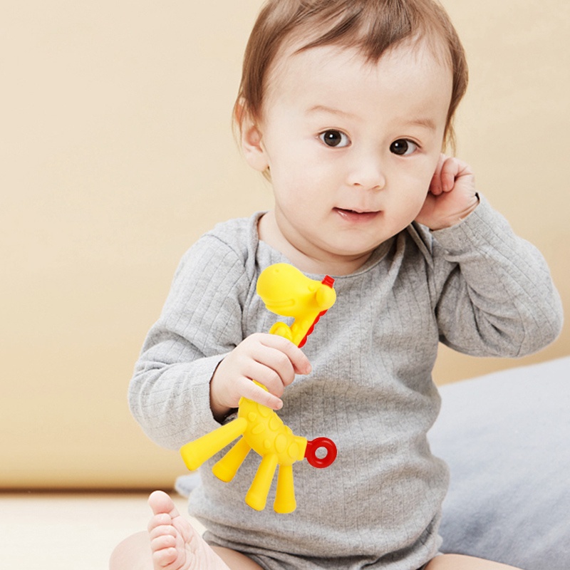 Jual Teether Jerapah/Teether bayi/Teether Gigitan Bayi Giraffe/Jerapah ...