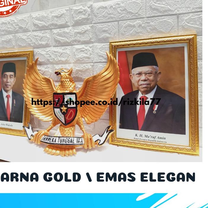 Jual Gambar Presiden Dan Wakil Lambang Patung Burung Garuda Pancasila ...