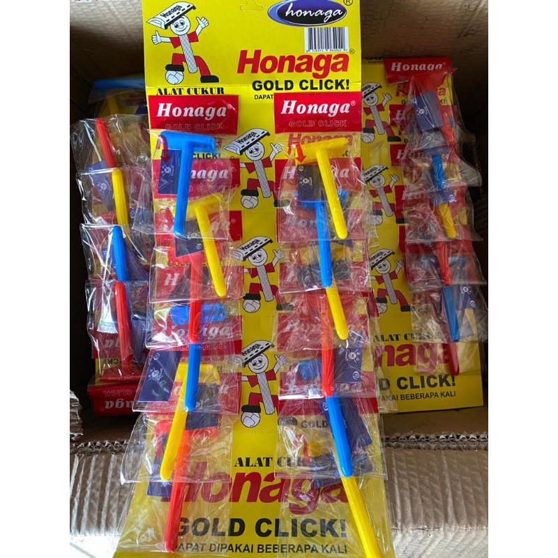 Jual Alat cukur+silet merk honaga 12pcs | Shopee Indonesia