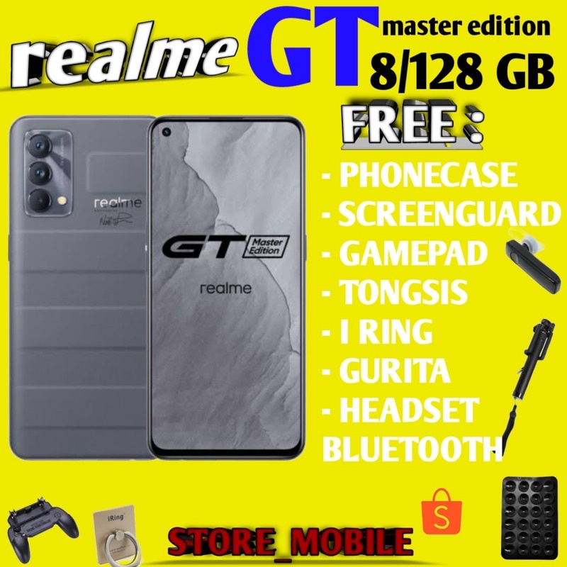 Jual REALME GT 5G 8/128 RAM 8GB ROM 128GB MASTER EDITION GARANSI RESMI ...
