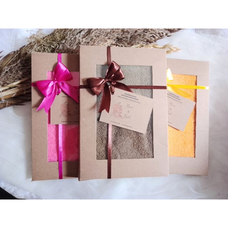Jual souvenir handuk packaging box | Shopee Indonesia