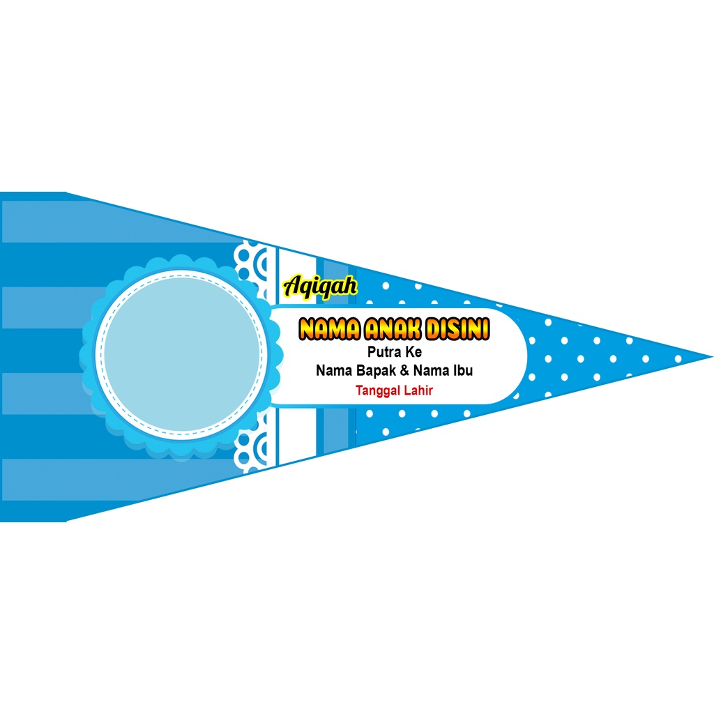 Jual BENDERA AQIQAH - AQIQAH - TASYAKURAN -BENDERA TASYAKURAN BAYI