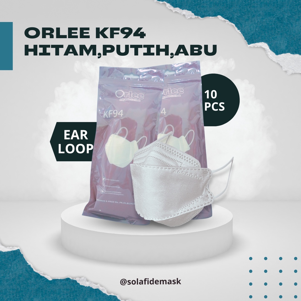 Jual Orlee Kf Putih Isi Kf Warna Ply Terbaru Masker Kf Korea Isi Pcs Kf