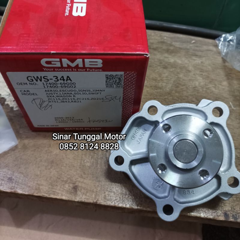 Jual Water Pump Pompa Air Mobil Suzuk Swift / Aerio / Sx4 / X-over ...