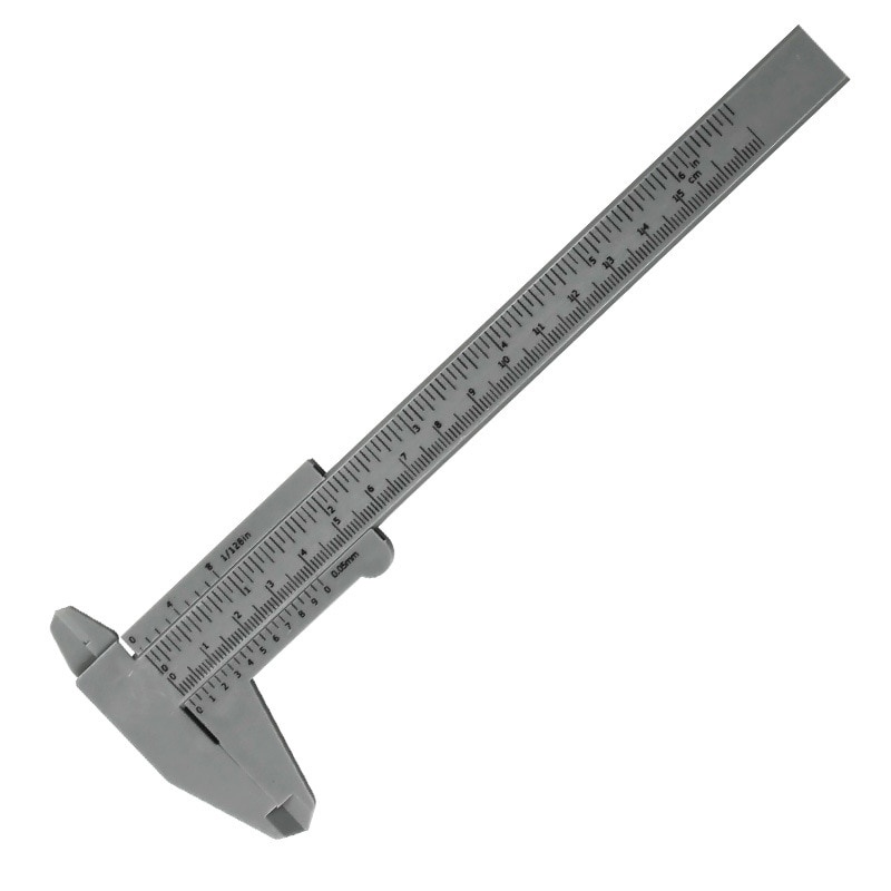 Jual Pre Order 0150mm Plastic Measuring Vernier Caliper Tattoo Caliper Ruler Gauge Plastic