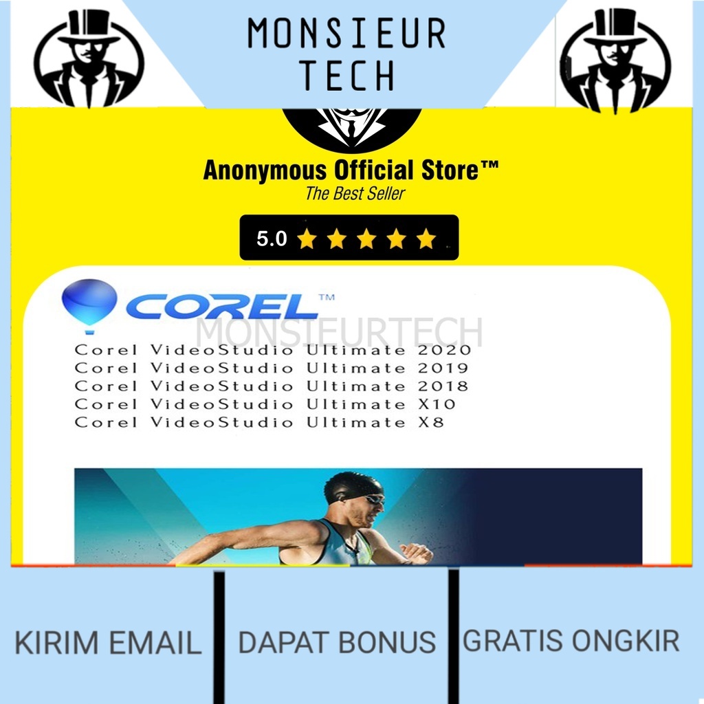 Jual READY STOCK ! PROGRAM COREL VIDEO STUDIO ULTIMATE 2020 2019 2018