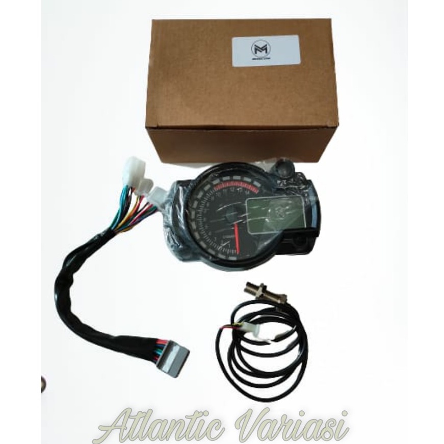 Jual SPEEDOMETER KOSO RX2N RX2 RX 2 DIGITAL LED 7 WARNA KOSO PLUS KABEL ...
