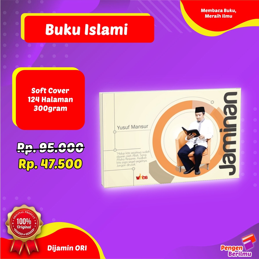 Jual Buku Jaminan Ust Yusuf Mansur Buku Bacaan Islami 100 Buku