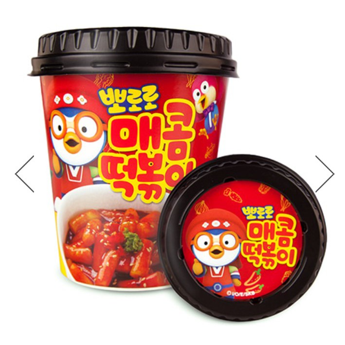 Jual Pororo Instant Toppoki / Tteokbokki Stir-Fried Rice Cake Cup Anak ...