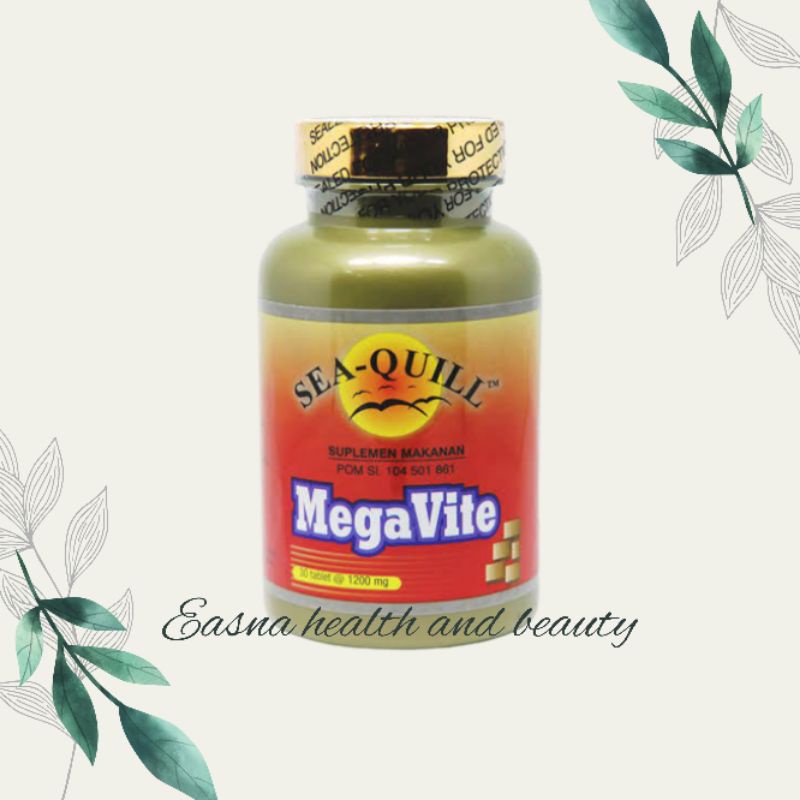 Jual SEA-QUILL MEGAVITE ISI 30/60 TABLET / MULTIVITAMIN MINERAL ...