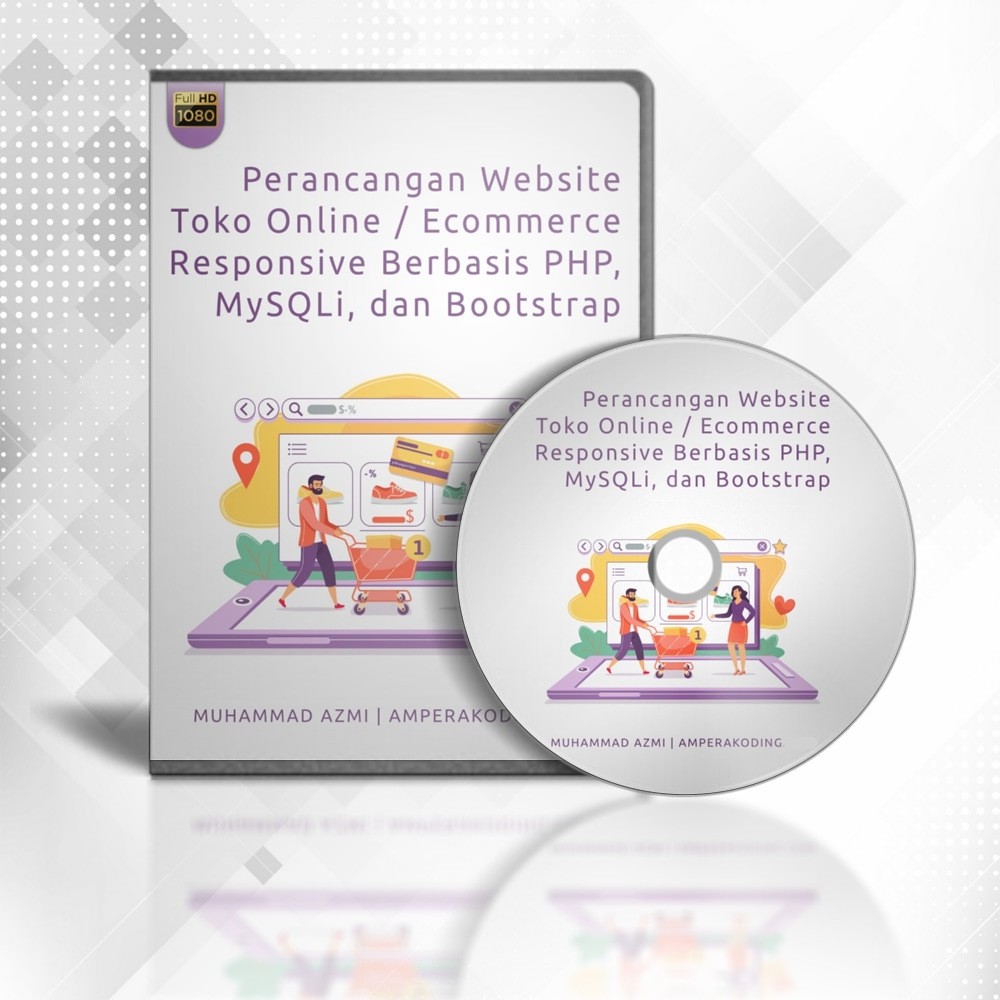 Jual DVD Tutorial Perancangan Web E-Commerce Responsif Berbasis Php ...