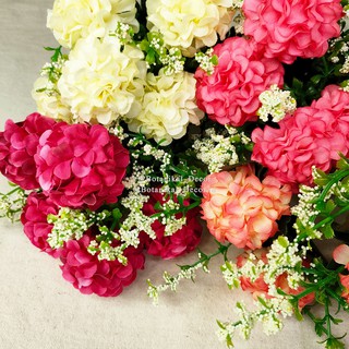 Jual Artificial Flower Dianthus Cabang Bunga Palsu Plastik Plastic ...