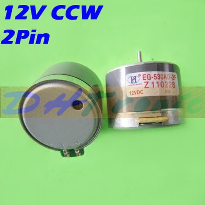Jual Motor Spindle DC 12V 2400 RPM Tape Konvensional CCW CW 2 Pin ...