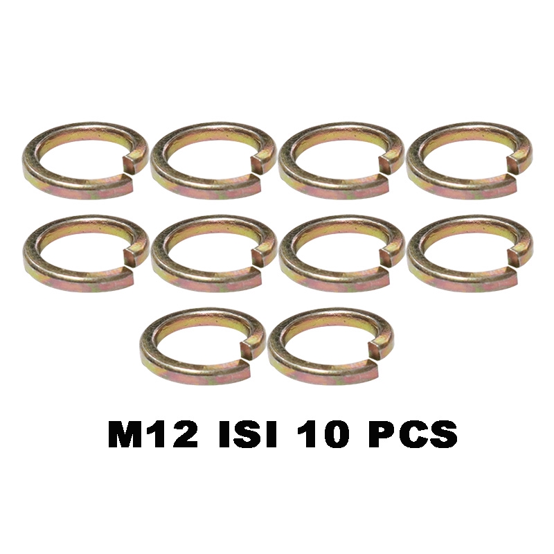 Jual EELIC RPB-M12 Isi 10 pcs Ring per besi spring washer ring besi ...