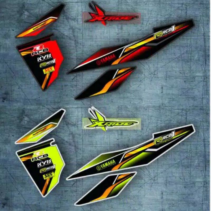 Jual Striping Xride / X Ride 115 Lama Variasi Stiker Sticker Skotlet ...