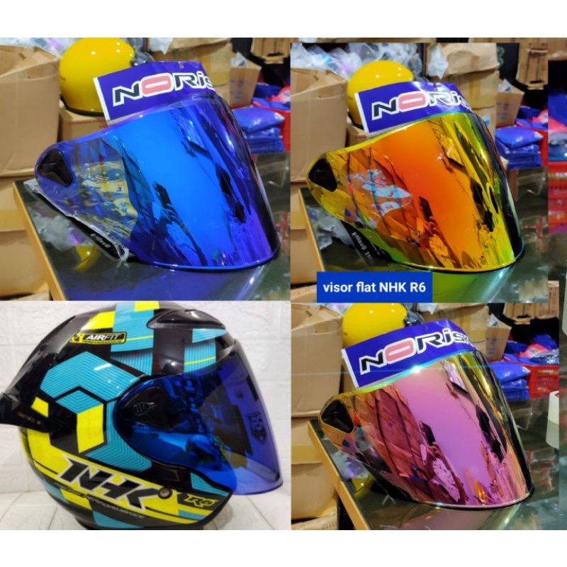 Visor nhk hot sale r6 iridium