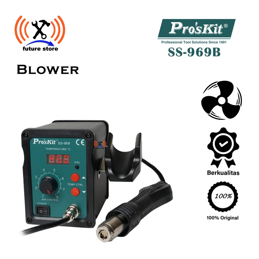 Jual PROSKIT SS969B BLOWER SOLDER UAP SMD Rework Station AC220