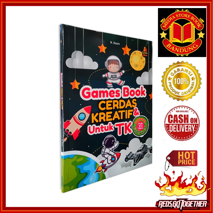 Jual BUKU AKTIVITAS ANAK - GAMES BOOK CERDAS & KREATIF UNTUK TK - BUKU ...