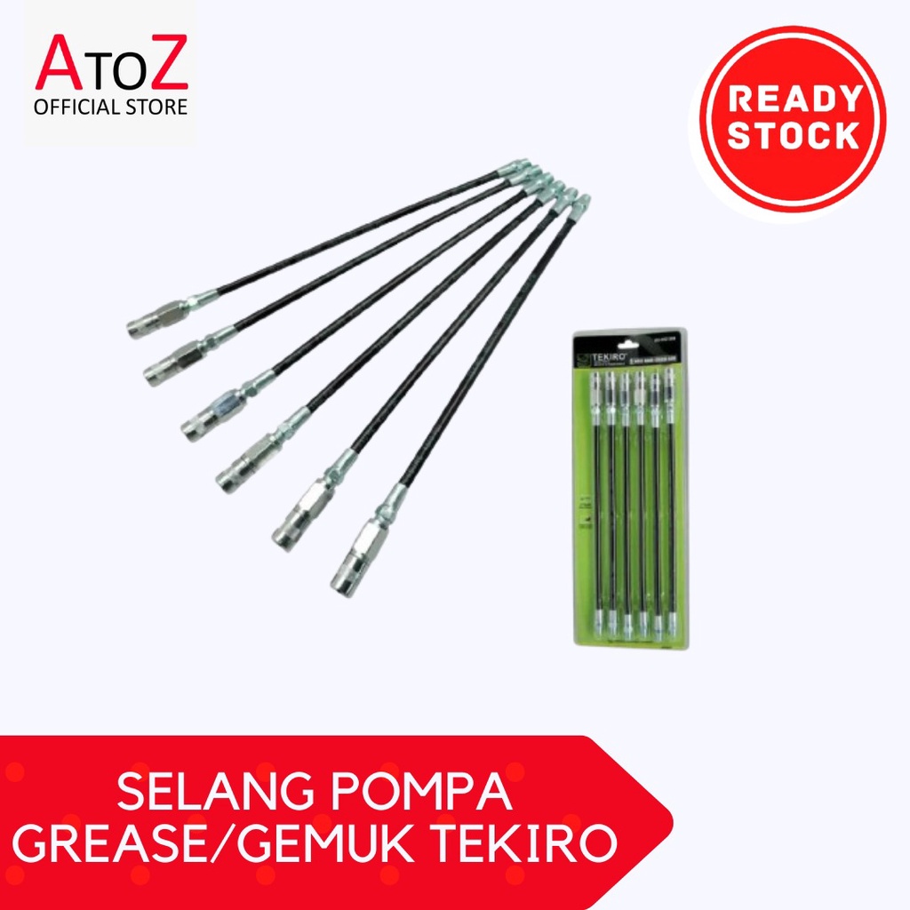 Jual Selang Pompa TEKIRO Selang Gemuk Hose Hand Grease Gun Stempet SELANG POMPA GREASE TEKIRO