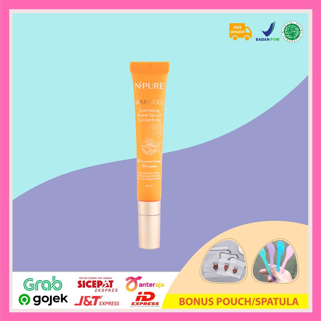 Jual NPURE Eye Power Serum Concentrate Marigold Series BPOM Shopee