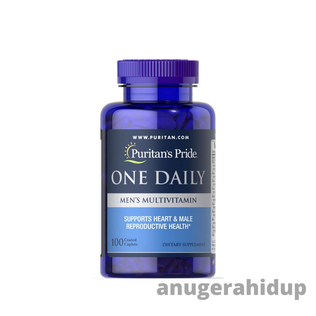 Jual Puritan Pride One Daily Men Women Multivitamin 100 Caps Vitamin Untuk Pria Wanita 9910