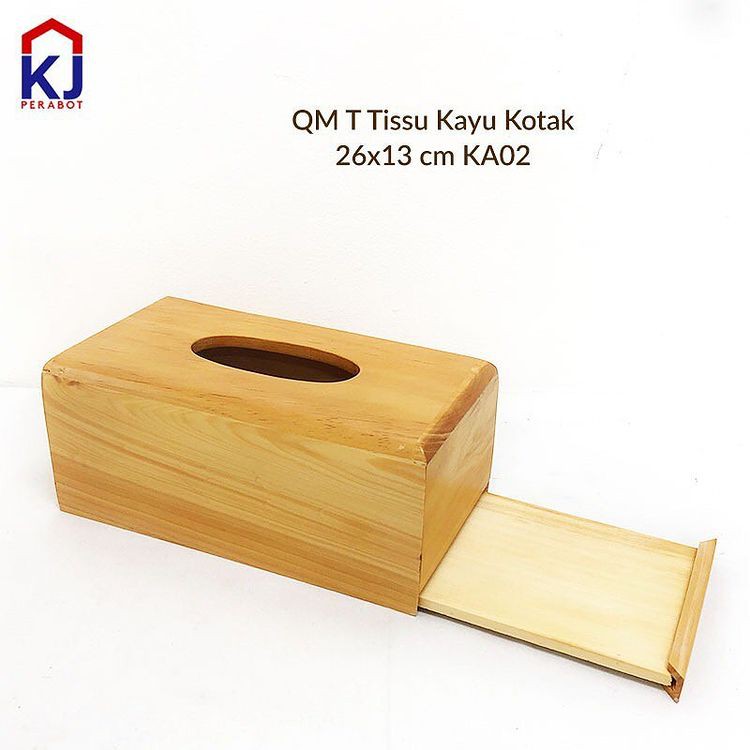 Jual KJ Perabot - Tempat Tisu Kayu Segi | Shopee Indonesia