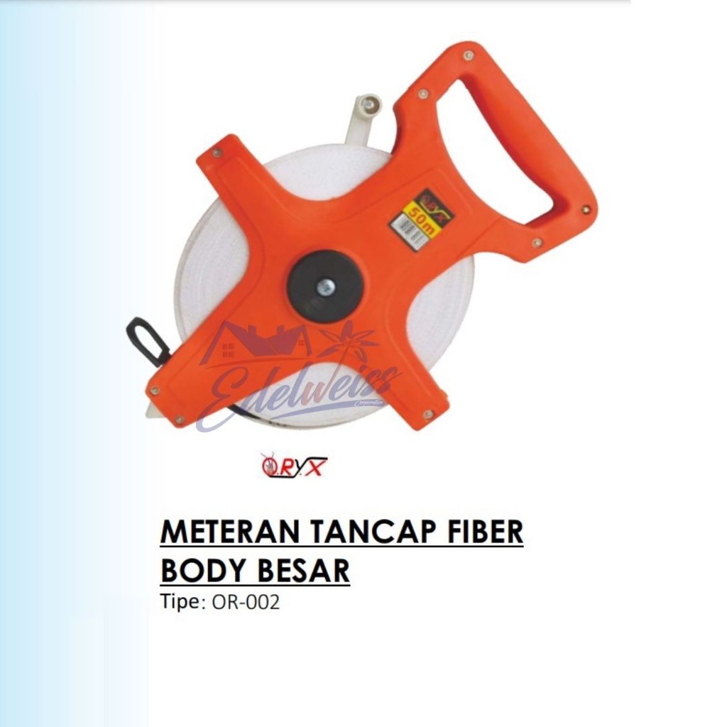 Jual TERBAIK ORYX OR-002 METERAN TANCAP FIBER / ROLL METER BODY BESAR ...