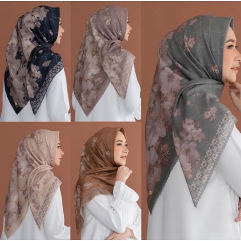 Jual HIJAB SEGI EMPAT VOAL PREMIUM MOTIP LASER CUT | Shopee Indonesia