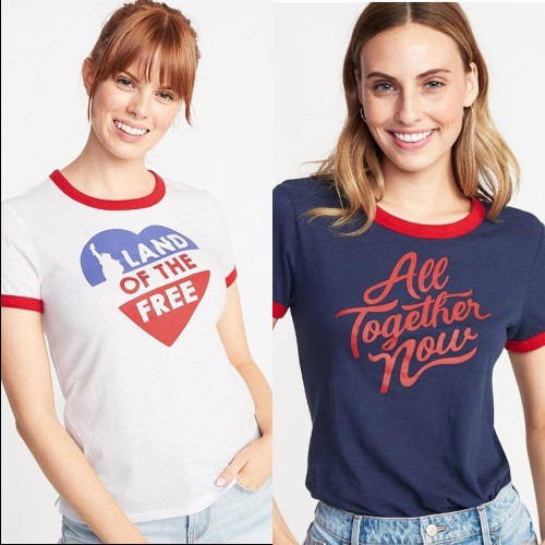 old navy ringer tee