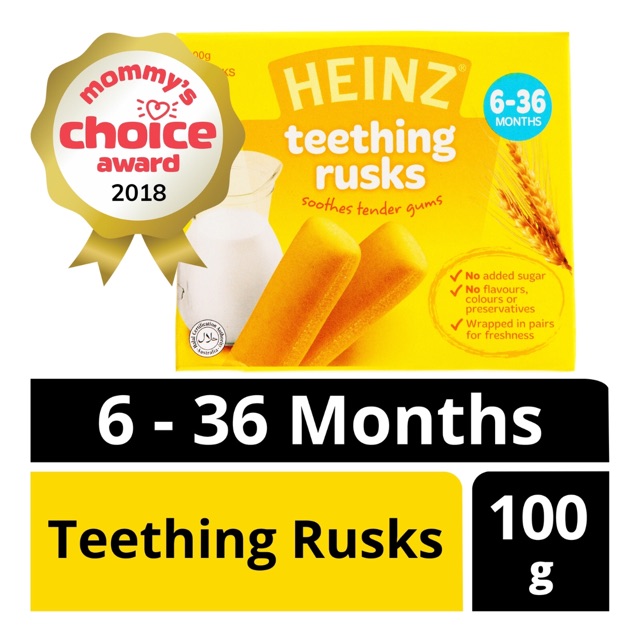 Jual Heinz Baby Teething Rusks Rusk Snack Bayi | Shopee Indonesia