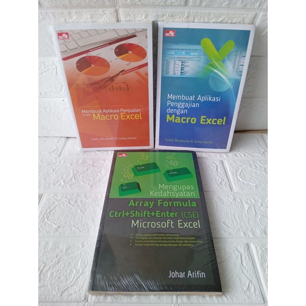 Jual Buku It Teknologi Komputer Membuat Aplikasi Penjualan Dengan Macro Excel Membuat 9732