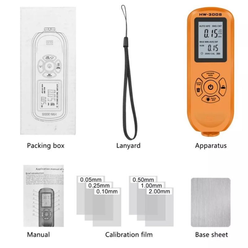 Jual Paint Digital Coating Thickness Gauge Alat Ukur Ketebalan Cat ...