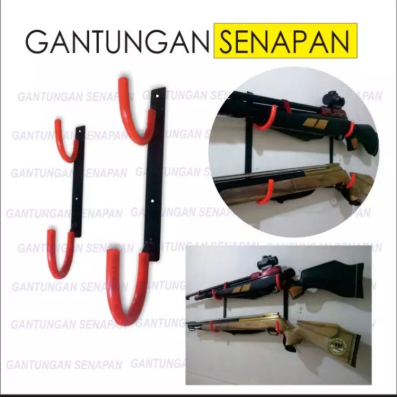 Jual rak gantungan senapan bracket di dinding rak stand gantungan ...