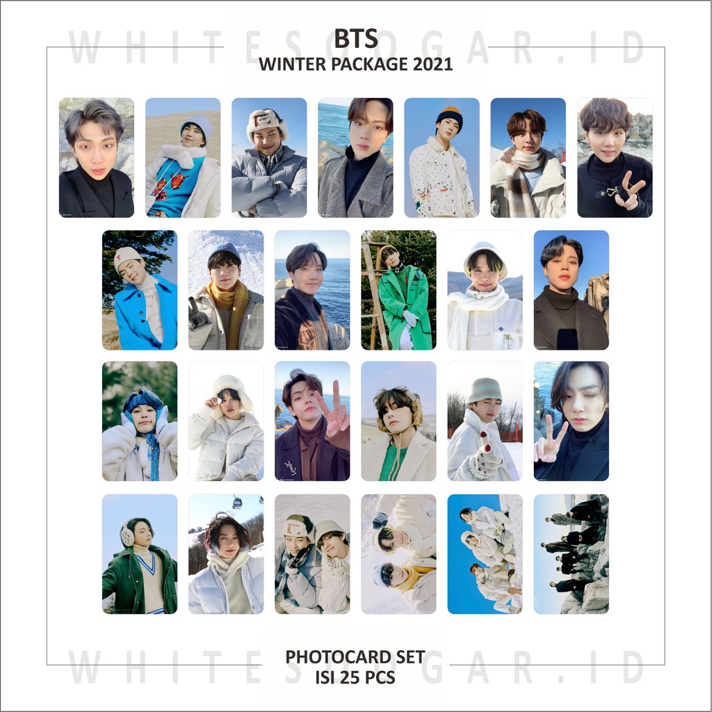 Outlet Jungkook Winter package 2021 photocard