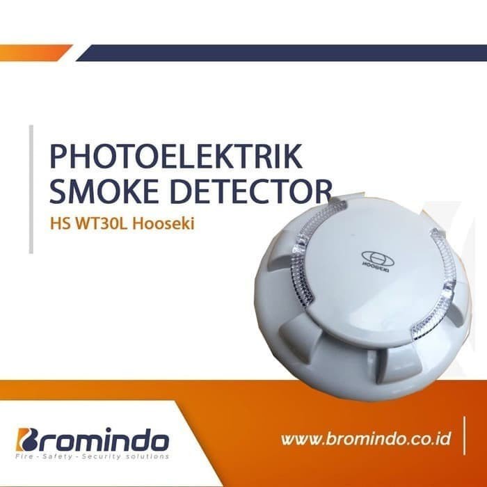 Jual Fire Alarm Photoelectric Smoke Detector HSWT30L Hooseki Shopee Indonesia