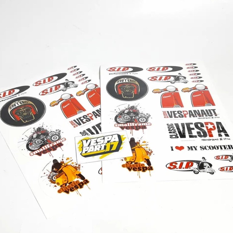 Jual Sticker Vespa Original SIP Shopee Indonesia