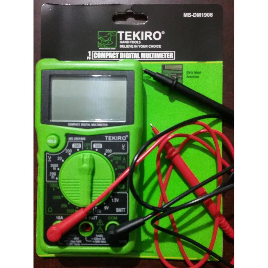 Jual Tekiro Multitester Digital Compact / Tekiro Multimeter Digital