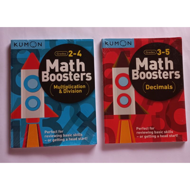 Jual KUMON buku matematika booster kelas 2 3 4 perkalian pembagian ...
