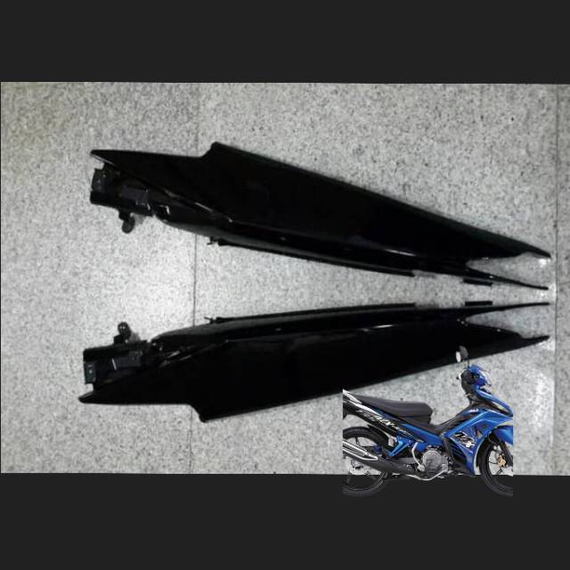 Jual Bodi body belakang Yamaha Jupiter MX new 135 Hitam polos | Shopee ...