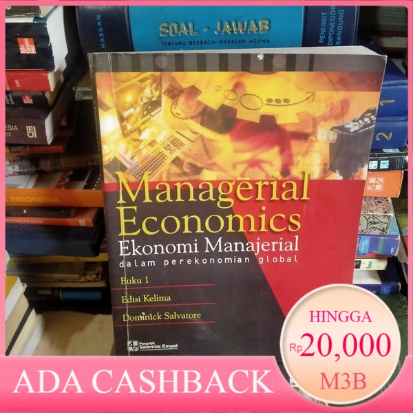 Jual BUKU BEKAS MANAGERIAL ECONOMICS EKONOMI MANAJERIAL DALAM ...