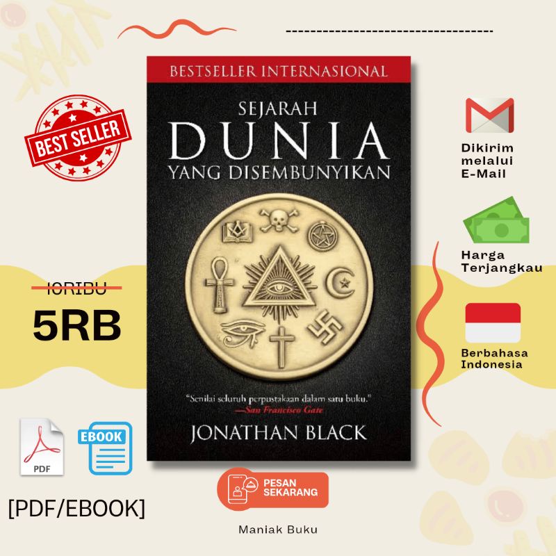 Jual Sejarah Dunia Yang Disembunyikan - Jonathan Black | Shopee Indonesia