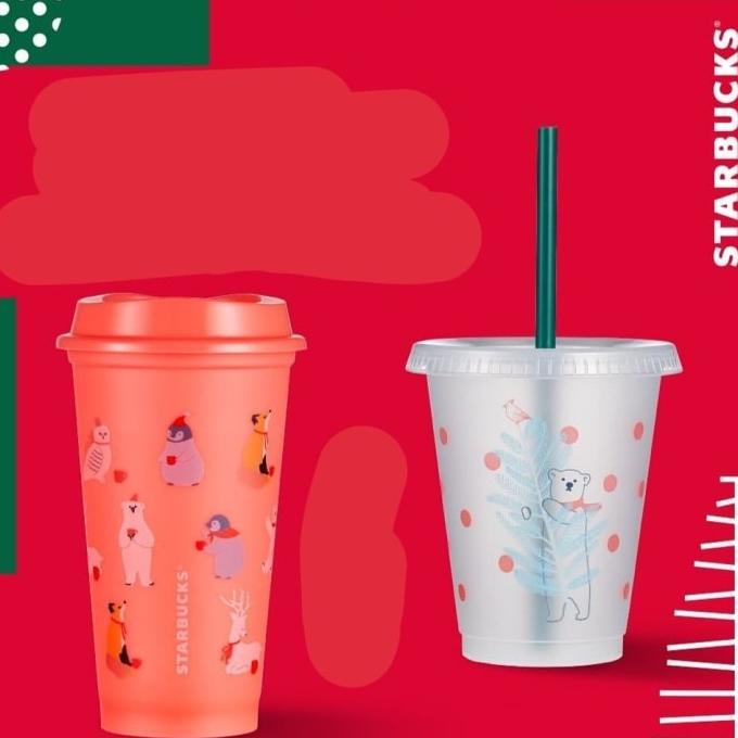 Jual STARBUCKS REUSABLE HOLIDAY CUP GELAS STARBUCKS Shopee Indonesia